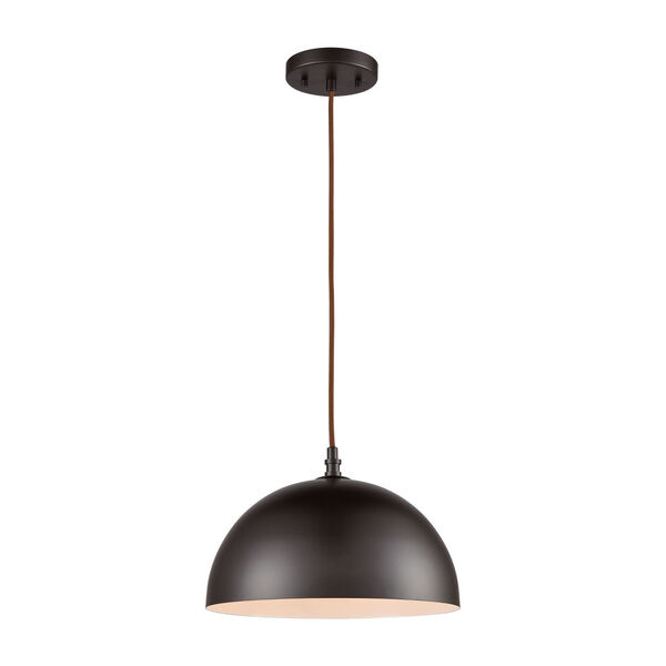 Chelsea Brown Oil Rubbed Bronze 12-Inch One-Light Pendant, image 1