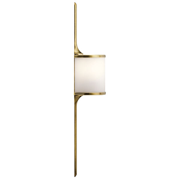 Mona Natural Brass 6.5-Inch Two-Light Wall Sconce, image 3