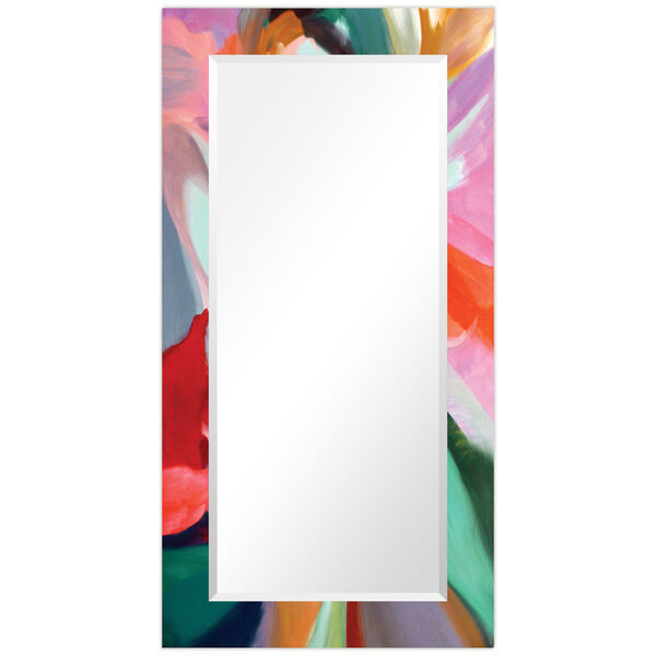 Intergrity of Chaos Multicolor 54 x 28-Inch Rectangular Beveled Wall Mirror, image 6