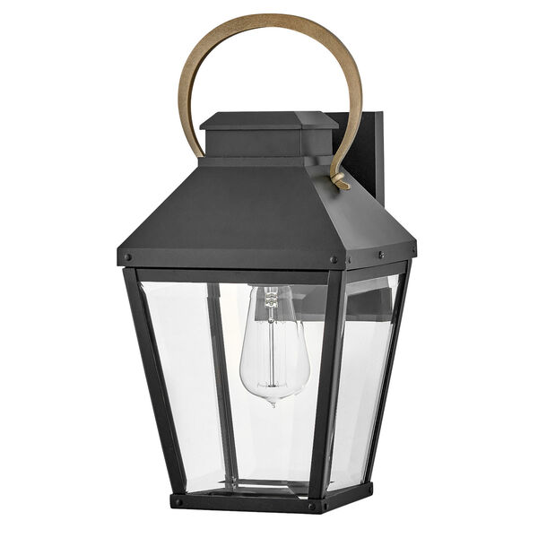 Dawson Black and Burnished Bronze One-Light Small Wall Mount, image 2