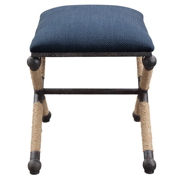 Firth Small Navy Blue Bench, image 4
