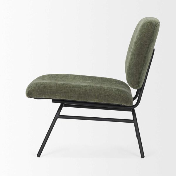 Nora Forest Green Fabric Accent Chair, image 4