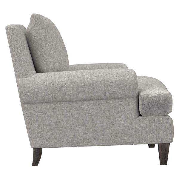 Isabella Soft Gray and Walnut Chair with Toss Pillows, image 6
