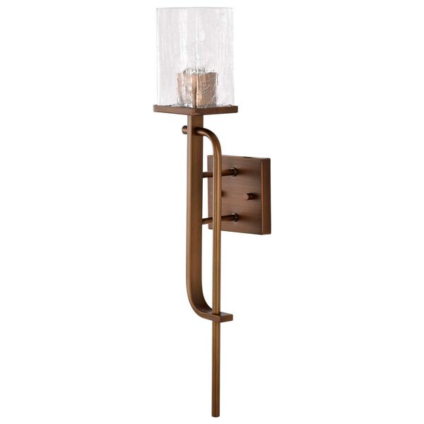 Terrace Natural Brass One-Light Wall Sconce, image 1