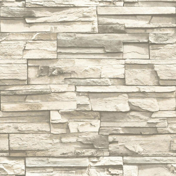 Natural Stacked Stone Peel and Stick Wall Decor, image 1