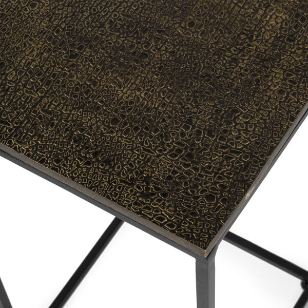 Lacrossa Gold Top End Table, image 4