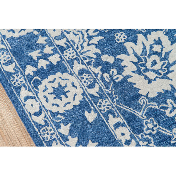 Cosette Oriental Blue Rectangular: 9 Ft. 6 In. x 13 Ft. 6 In. Rug, image 4