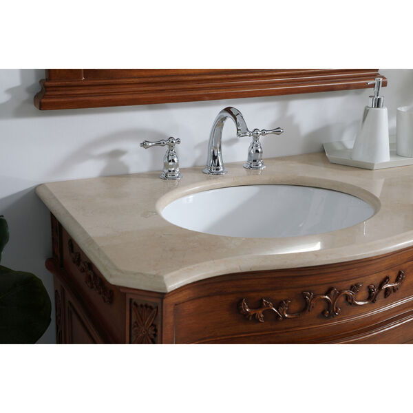 Danville Teak 72-Inch Vanity Sink Set, image 5