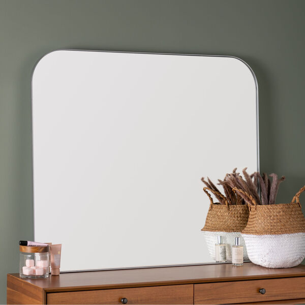 Brendan Silver 34-Inch x 40-Inch Dresser or Wall Mirror, image 1