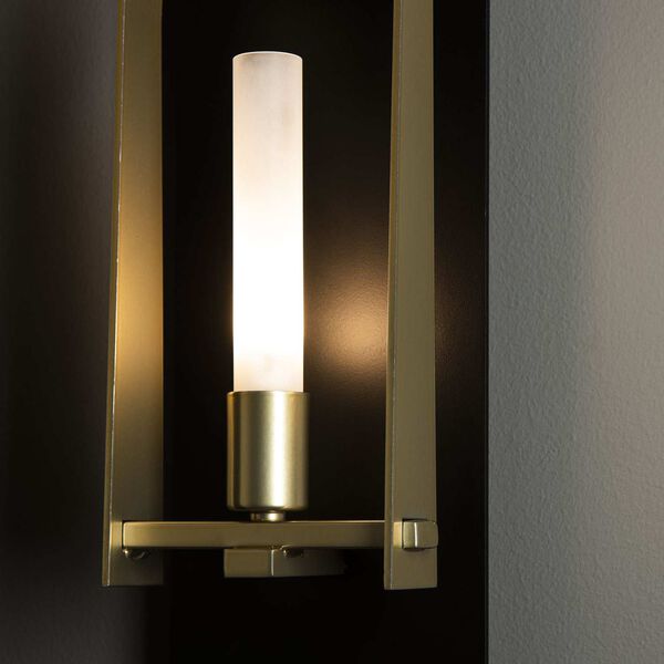 Triomphe Black One-Light Wall Sconce with Frosted Glass, image 4