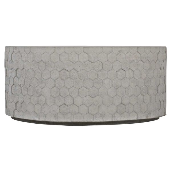 Athena Natural Concrete Round Cocktail Table, image 1