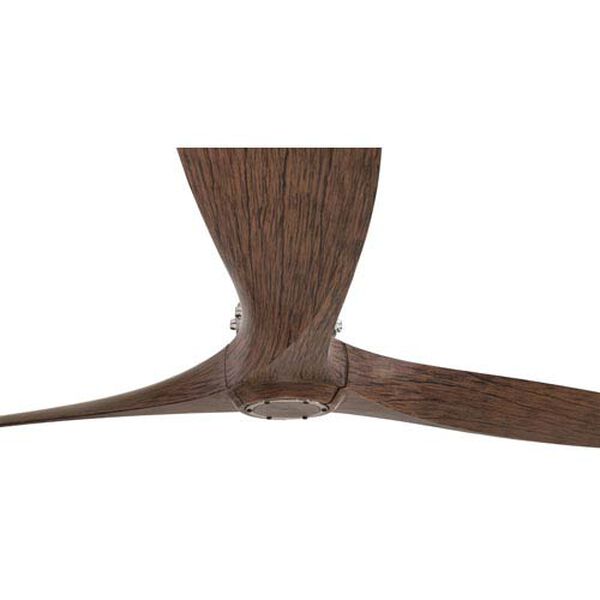 Aviation 60-Inch Ceiling Fan in Brushed Nickel with Three Medium Maple Blades, image 6