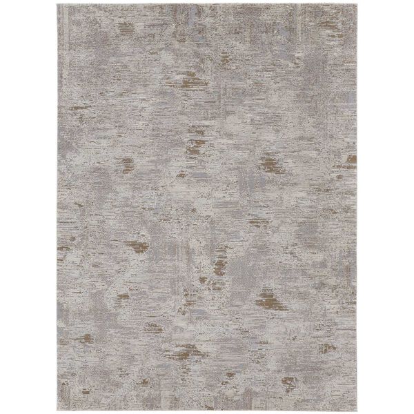 Vancouver Ivory Gray Tan Rectangular 4 Ft. x 6 Ft. Area Rug, image 1