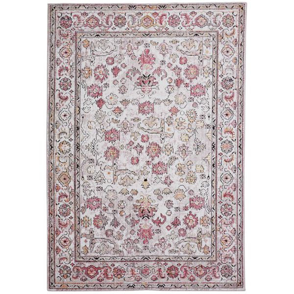 Armant Ivory Pink Gray Area Rug, image 1