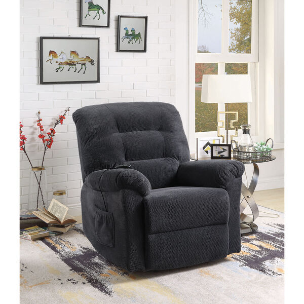 Charcoal Power Lift Recliner, image 1