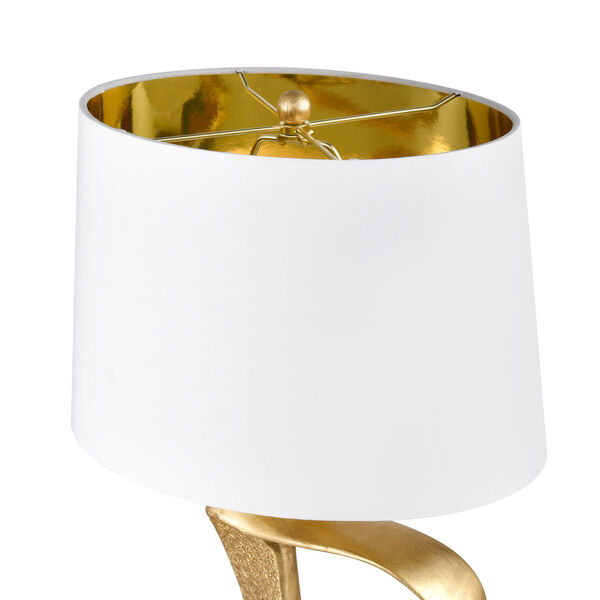 Aperture Gold Leaf One-Light Table Lamp, image 4