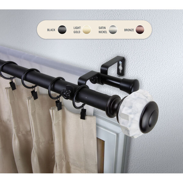 Linden Double Curtain Rod, image 1