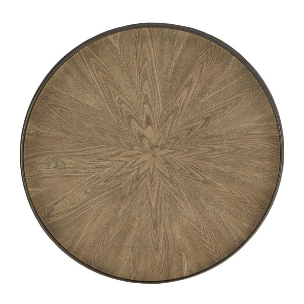 Cliff Gray Oak Round End Table, image 6