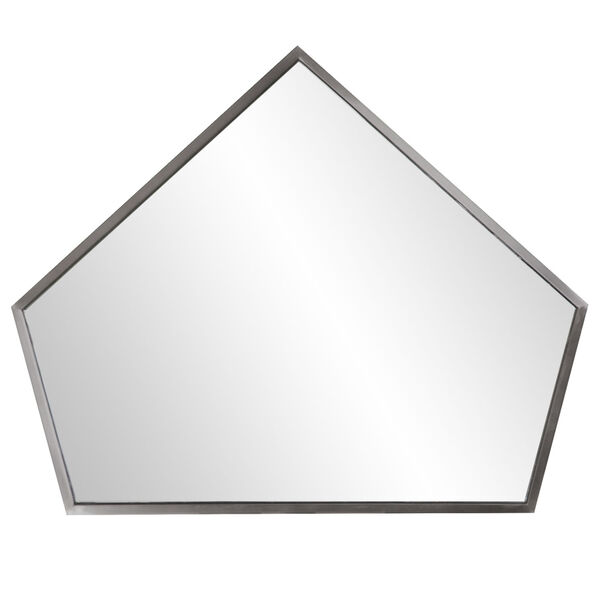 Quintin Brushed Silver Wall Mirror, image 3