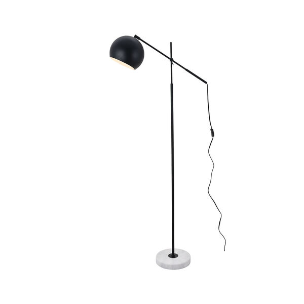 Aperture Black and White 11-Inch One-Light Floor Lamp, image 1