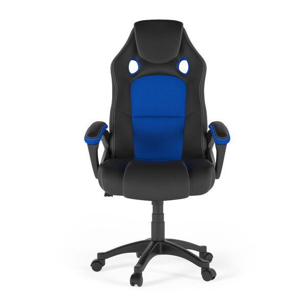Stanton Blue High Back Gaming Task Chair with Vegan Leather, image 1