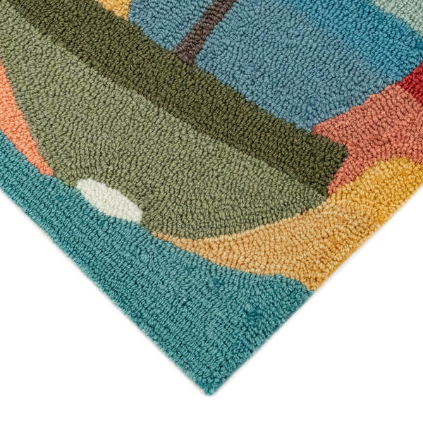 Liora Manne Frontporch Multicolor 24 x 60 Inches Parasol and Pup Indoor/Outdoor Rug, image 3