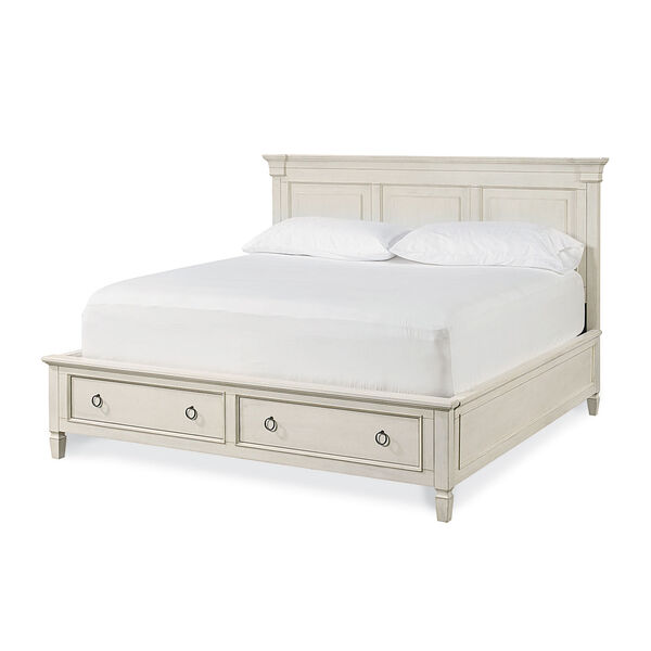 Summer Hill White Complete Queen Storage Bed, image 2