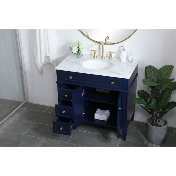 Williams Blue 36-Inch Vanity Sink Set, image 4