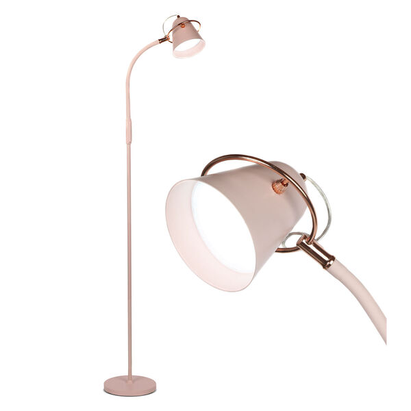 Zoey Pink Integrated LED Floor Lamp, image 1