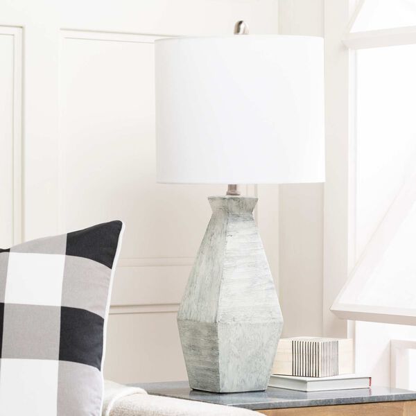 Tampa White , Gray One-Light Table Lamp, image 2