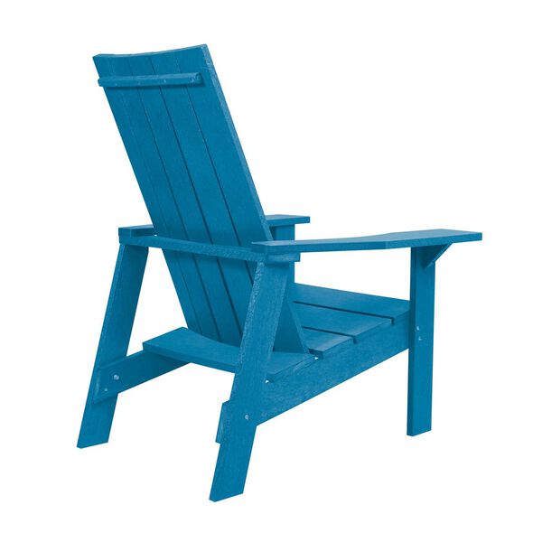 Capterra Casual Pacific Blue Outdoor Flatback Adirondack Chair, image 4