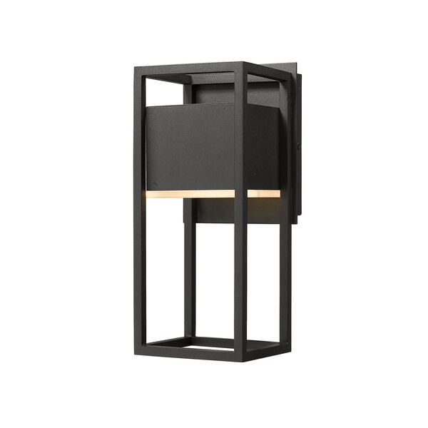 Barwick Black 6-Inch One-Light LED Outdoor Wall Sconce, image 1
