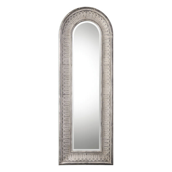 Argenton Aged Gray Arch Mirror, image 1