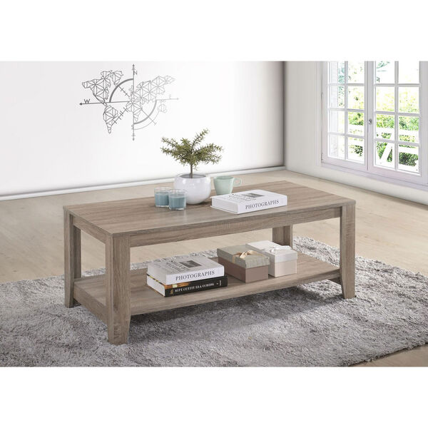 Barry Dark Taupe Cocktail Table, image 1