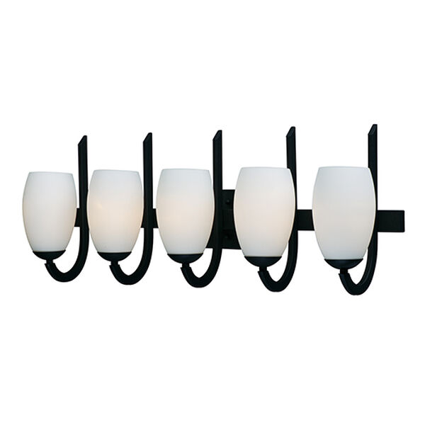 Taylor Textured Black Five-Light Wall Sconce, image 1