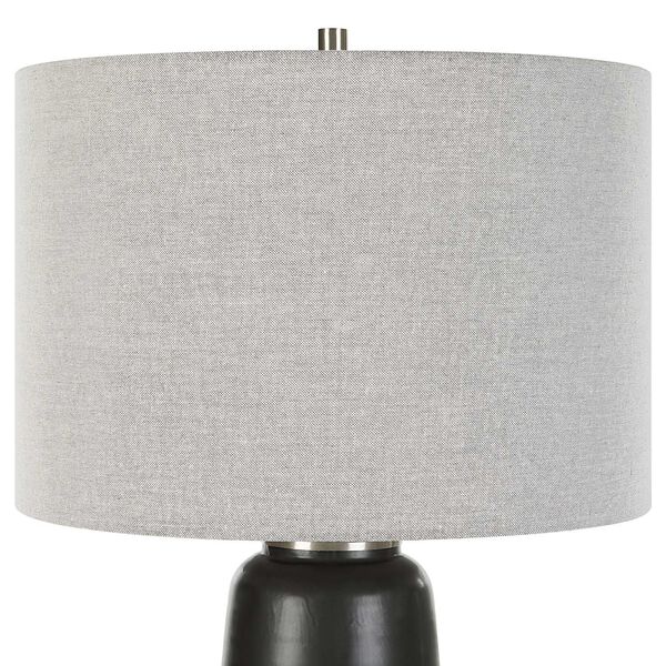 Coen Warm Gray Aged Black Brushed Nickel One-Light Table Lamp, image 5