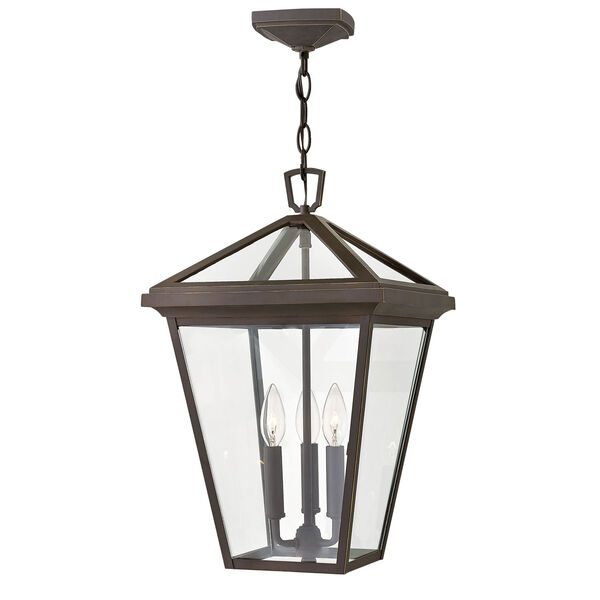Alford Place Oil Rubbed Bronze Three-Light LED Outdoor Pendant, image 1