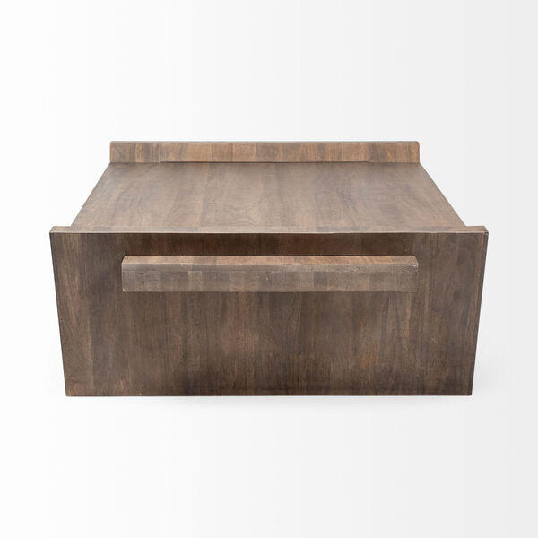 Elaine II Brown Solid Wood Coffee Table, image 4