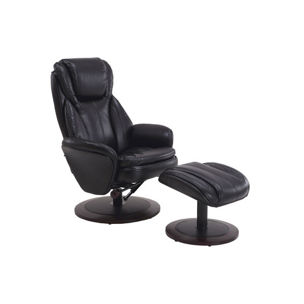 Relax-R Alpine Black Breathable Air Leather Recliner, image 2