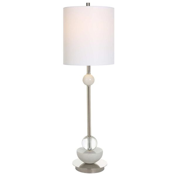 Exposition Polished Nickel Buffet Lamp, image 2