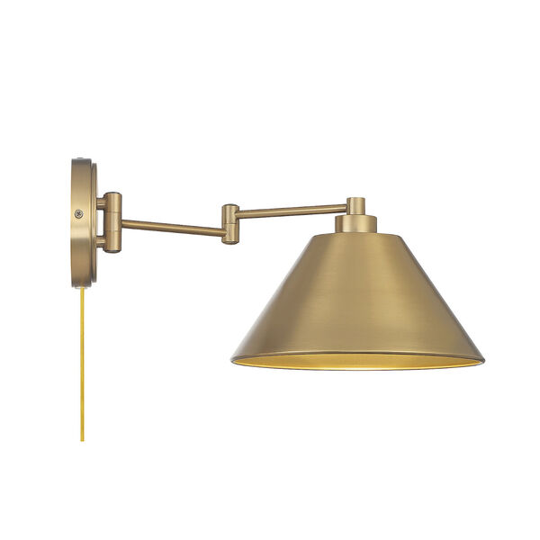Chelsea Natural Brass 10-Inch One-Light Wall Sconce, image 5