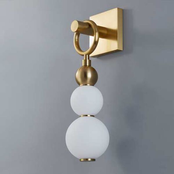 Perrin Aged Brass One-Light Wall Sconce, image 5