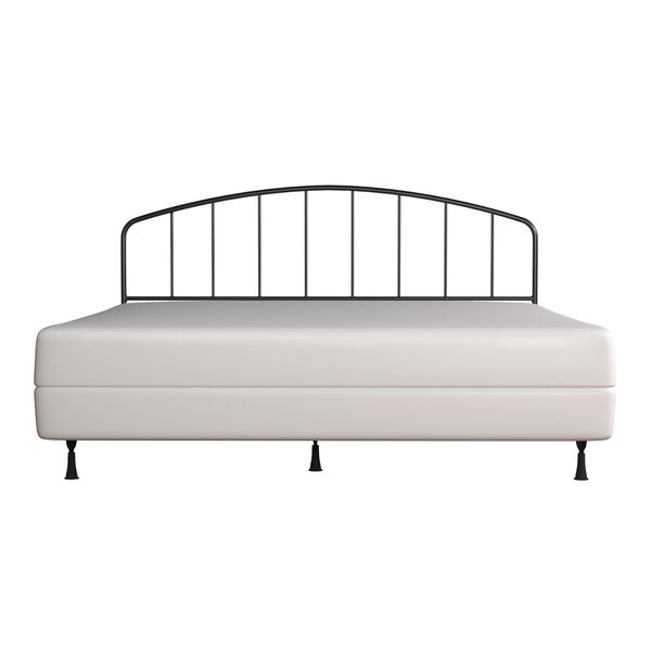 Tolland Black King 77-Inch Metal Arched Headboard and Frame, image 4