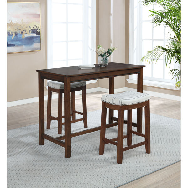Hampton Rustic Brown 36-inch Counter Height Pub Table, image 1