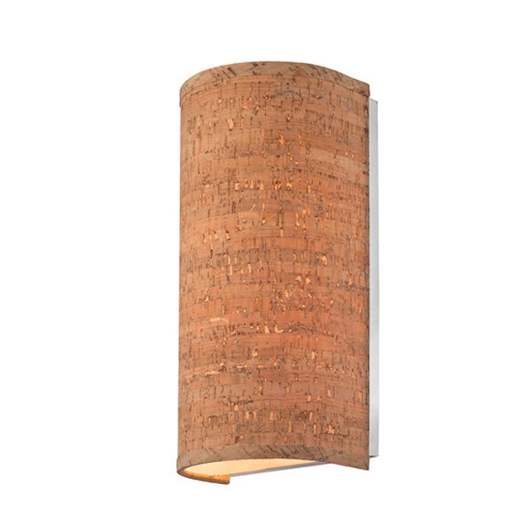 Naturale Natural Cork Two Light Wall Sconce, image 1