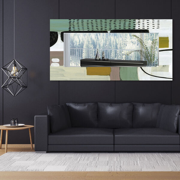 Introductions Multicolor 72 x 36-Inch Rectangular Beveled Floor Mirror, image 1