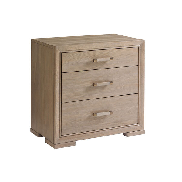 Shadow Play Taupe Marceline Nightstand, image 1