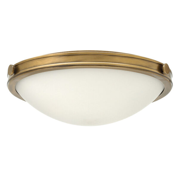 Maxwell Heritage Brass 19-Inch LED Flush Mount, image 1