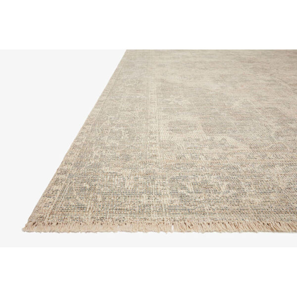 Priya Ivory and Gray Rectangle: 7 Ft. 9 In. x 9 Ft. 9 In. Rug, image 2