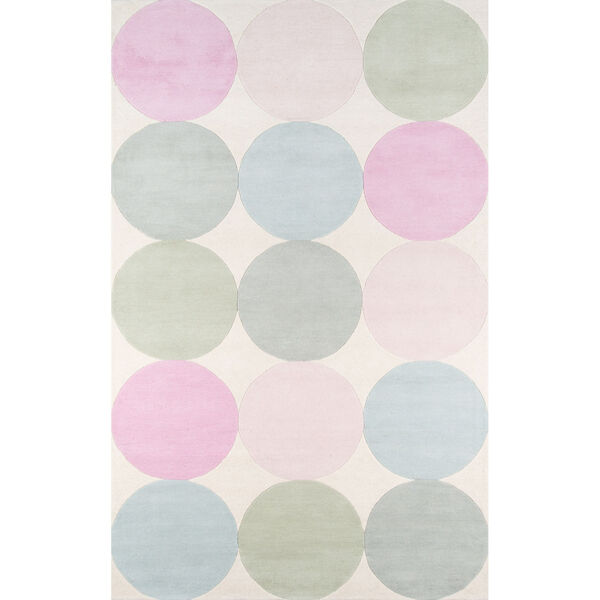 Delmar Agatha Dots Multicolor Runner: 2 Ft. 3 In. x 8 Ft., image 1
